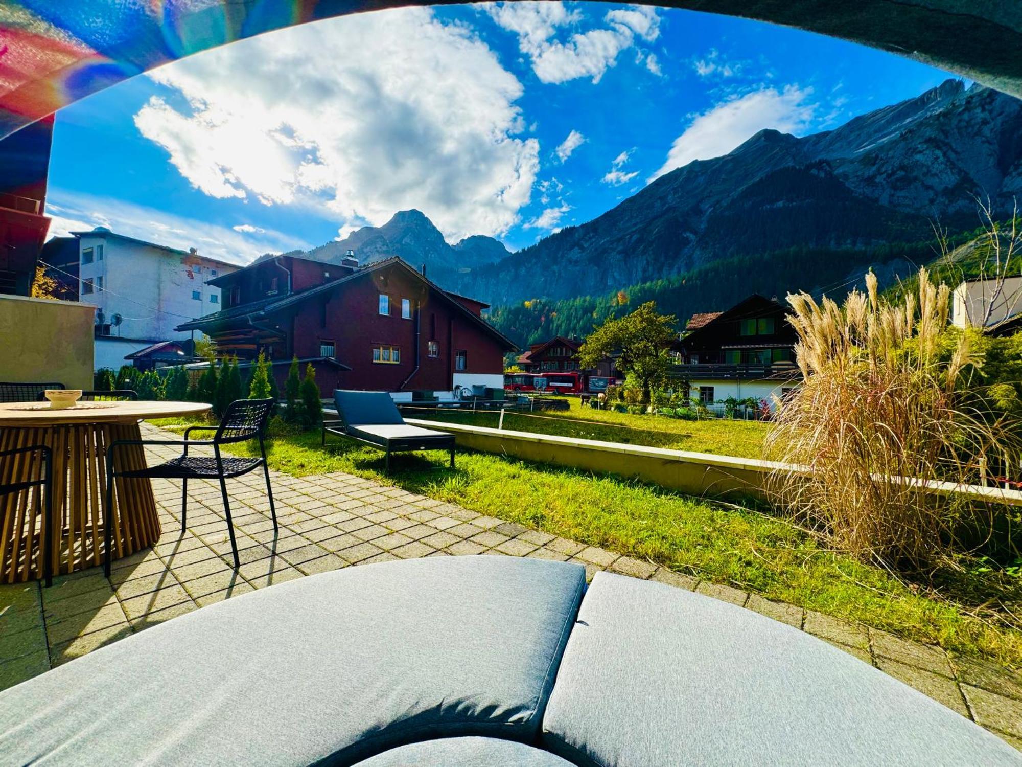 Cute & Cozy Oasis, Private Afternoon Sun Terrace Appartement Kandersteg Buitenkant foto