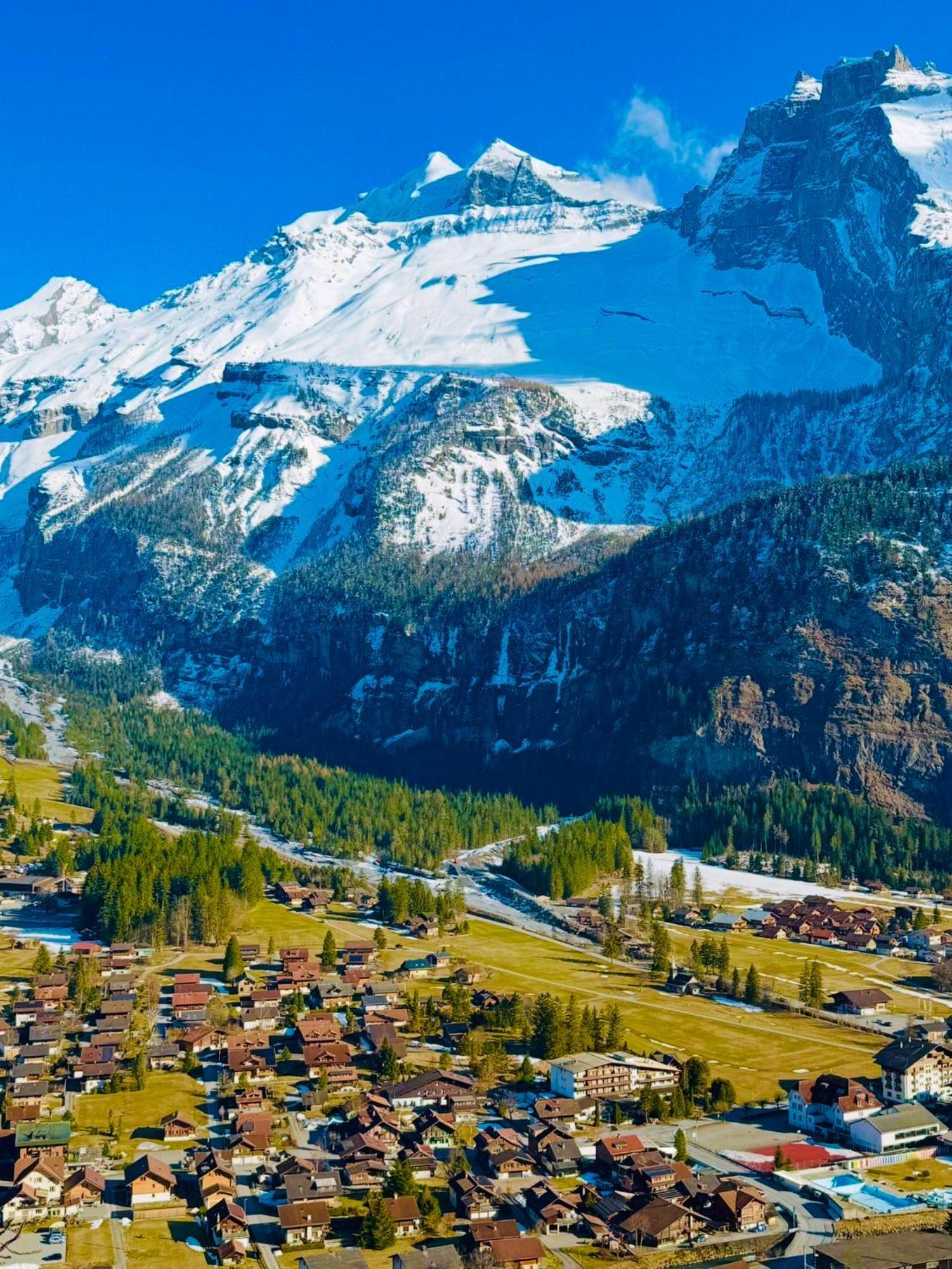 Cute & Cozy Oasis, Private Afternoon Sun Terrace Appartement Kandersteg Buitenkant foto